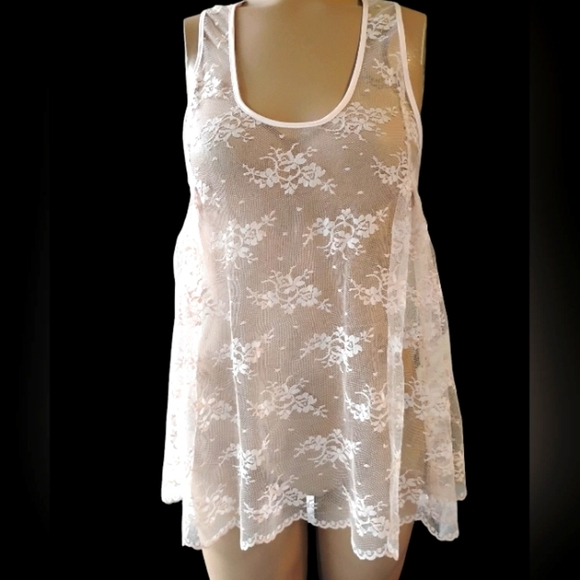 Talula | Aritzia | Ballerina Pink Sheer Camisole Tank Top | Barbiecore XS Top 💖 - Picture 1 of 13